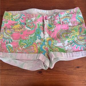 Lilly Pulitzer Pink Paisley Print Women's Shorts